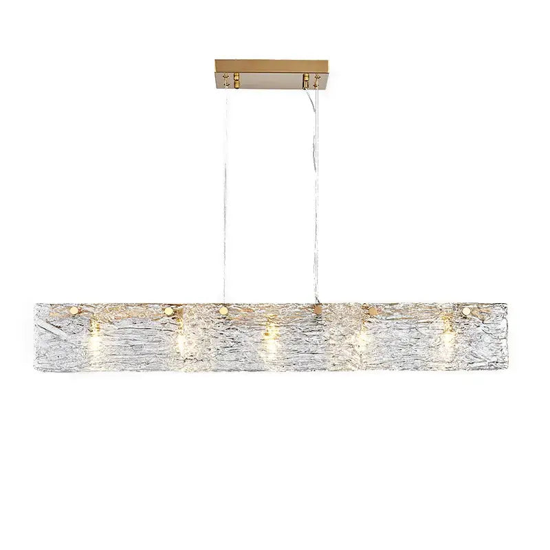 Modern silver and gold glass chandelier with a textured frosted glass shade and brass hardware for dining room decorbites glass chandelier