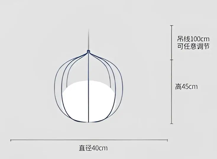 Modern silver and copper glass ball pendant light with white diffuser and thin metal frame for dining room lighting
