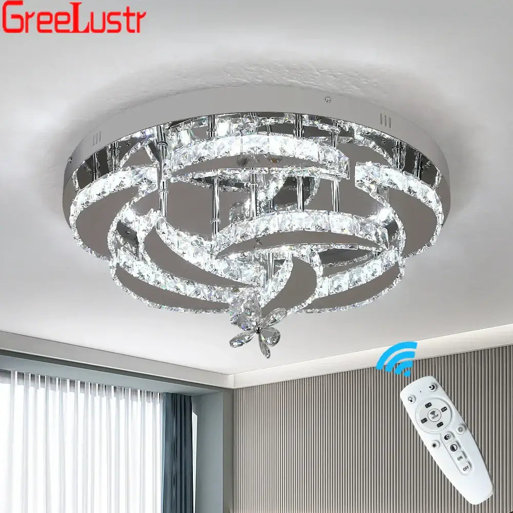 Modern silver crystal raindrop led chandelier with spiral design by greelustr for elegant living room decorbites crystal raindrop