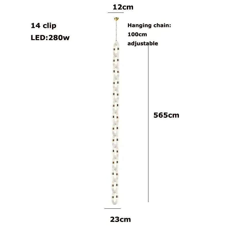 Modern silver and white crystal gold chain chandelier with 100cm adjustable gold chain fixture for dining room decorbites crystal gold
