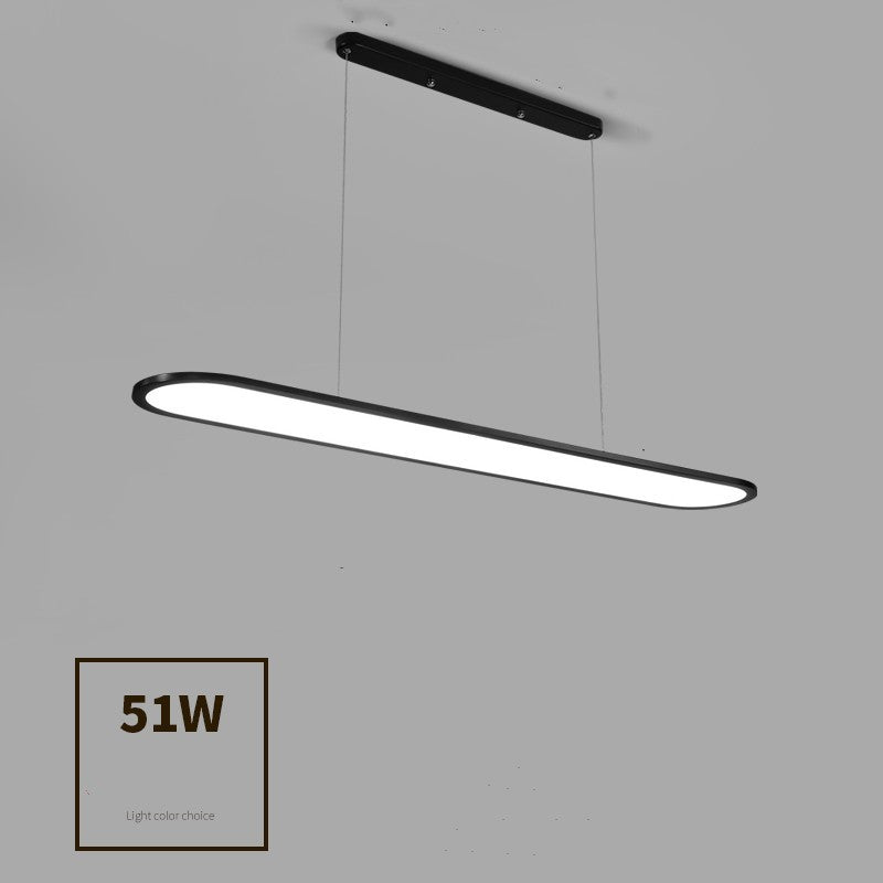 Iron Strip Bar Chandelier