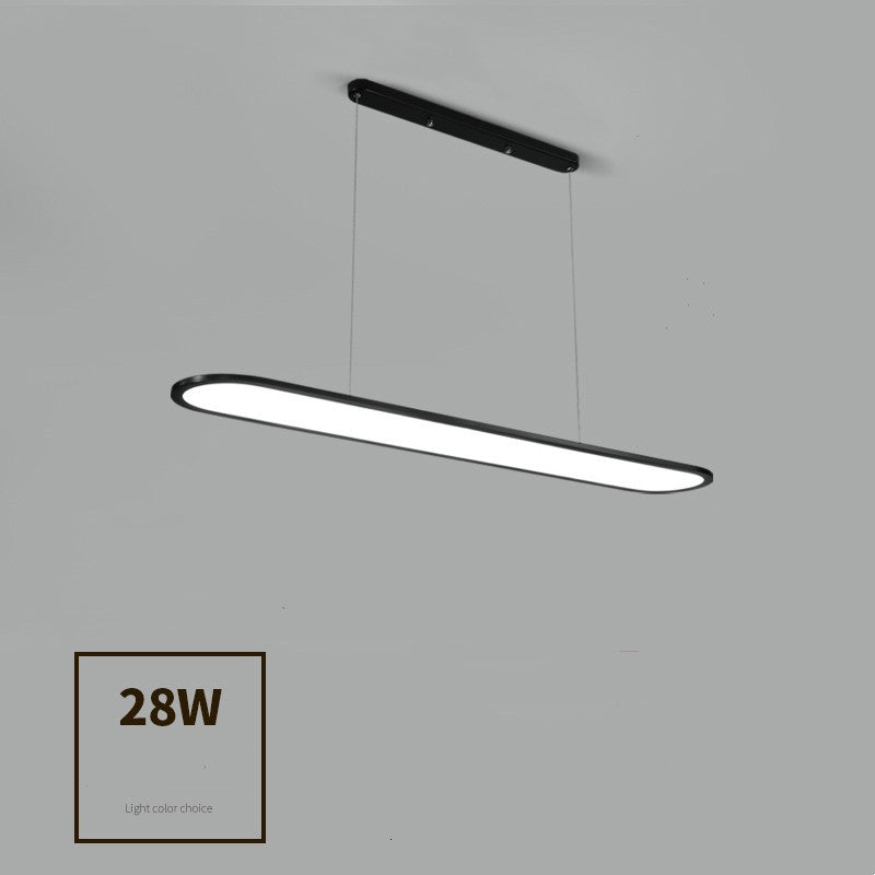 Iron Strip Bar Chandelier