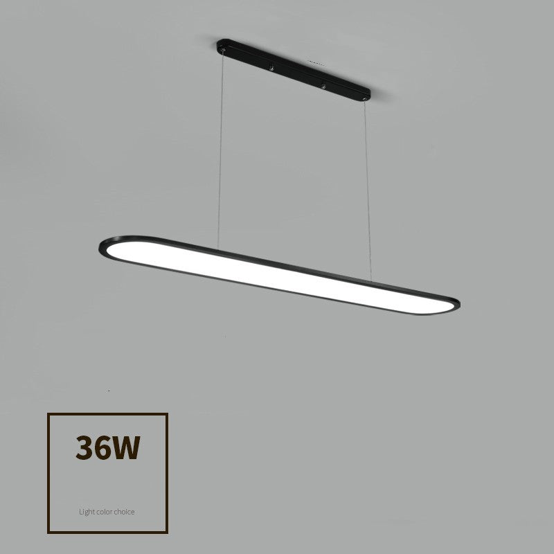 Iron Strip Bar Chandelier