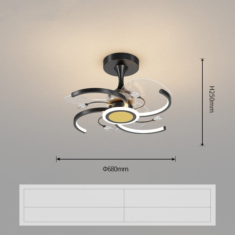 Iron Fan Pendant Light