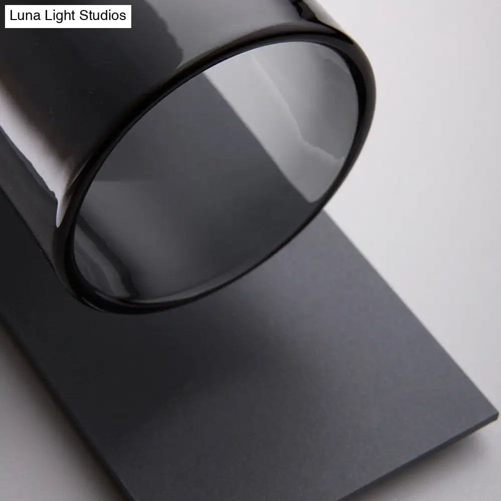 DecorBites™ DecorBites™ Modern Smoke Grey Glass Dual Bell Wall Lamp with Black Wall Sconce Lighting - 1 Bulb