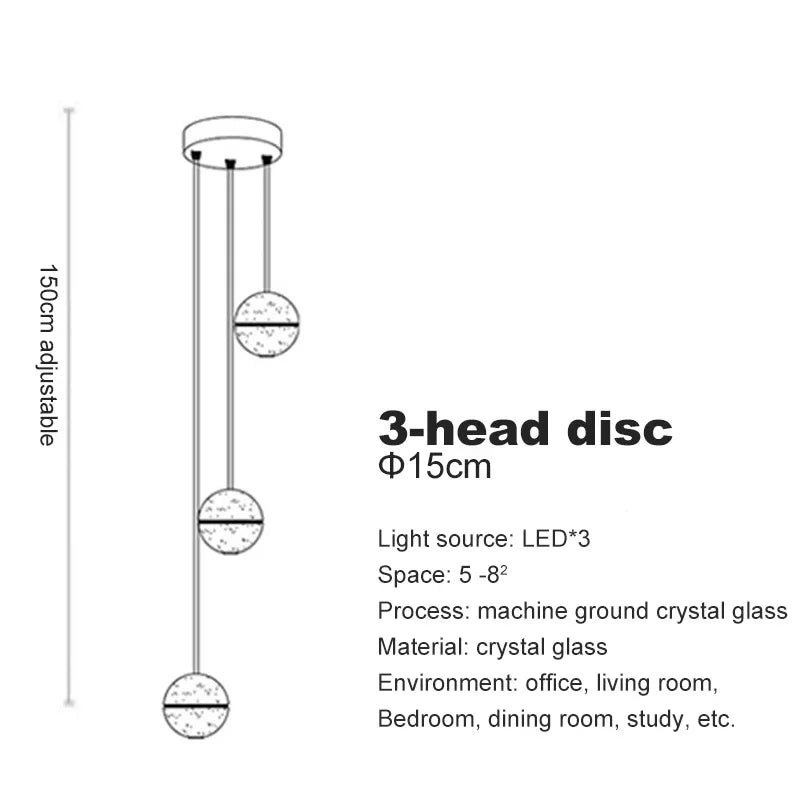 Crystal Spiral Staircase Pendant