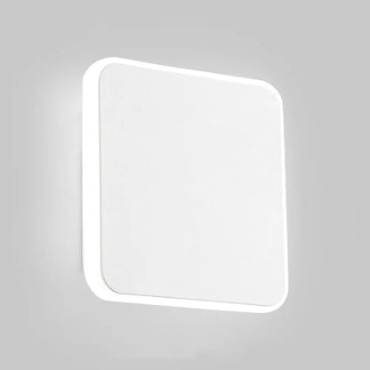 DecorBites™ DecorBites™ Modern Square 1-Light Study Room Wall Sconce in Black/White with Warm/White Light