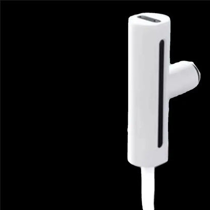 White usb-c to 3.5mm audio adapter with matte finish complementing abs kitchen faucet replacement spouts design