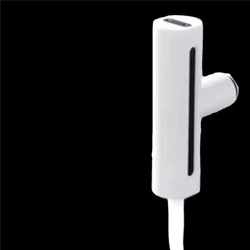 White usb-c to 3.5mm audio adapter with matte finish complementing abs kitchen faucet replacement spouts design
