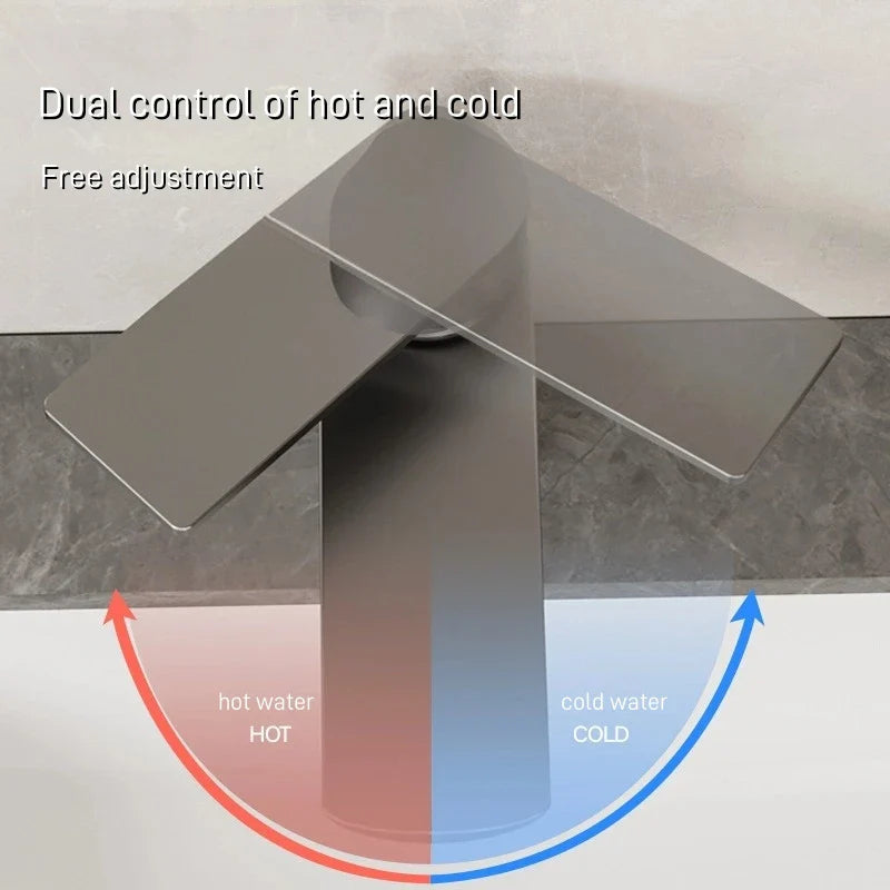 Modern Stainless Steel Bathroom Sink Faucet