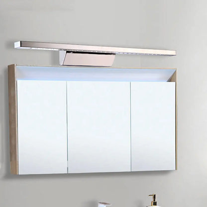 DecorBites™ DecorBites™ Modern Stainless Steel Wall Sconce Light - 16"/19.5" Rectangular LED Vanity Light with Chrome Finish and Warm/White Lighting for Indoor Use