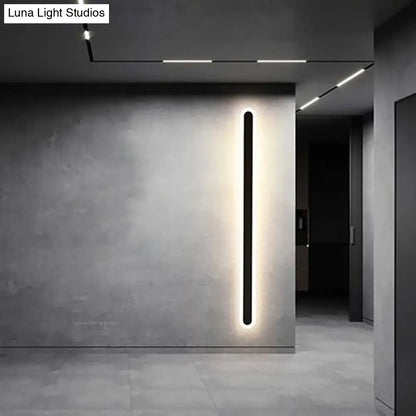 DecorBites™ DecorBites™ Modern Strip LED Wall Mounted Bedroom Light - Sleek Metal Simplicity Sconce Lighting