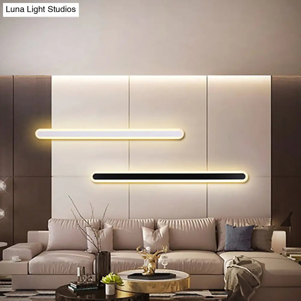 DecorBites™ DecorBites™ Modern Strip LED Wall Mounted Bedroom Light - Sleek Metal Simplicity Sconce Lighting