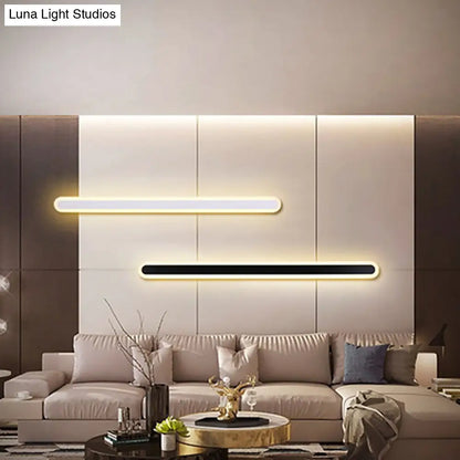 DecorBites™ DecorBites™ Modern Strip LED Wall Mounted Bedroom Light - Sleek Metal Simplicity Sconce Lighting