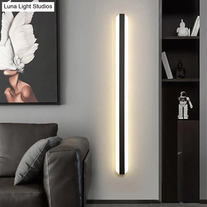 DecorBites™ DecorBites™ Modern Strip LED Wall Mounted Bedroom Light - Sleek Metal Simplicity Sconce Lighting