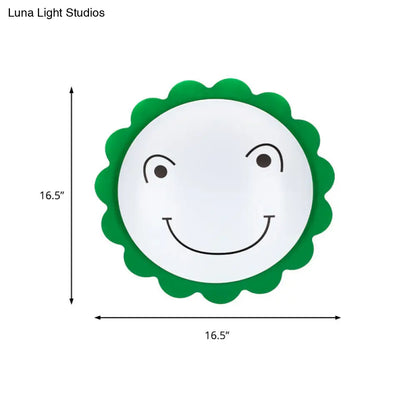 DecorBites™ DecorBites™ Modern Sun Ceiling Mount Light - Acrylic Flush Light for Kindergarten and Baby Bedrooms