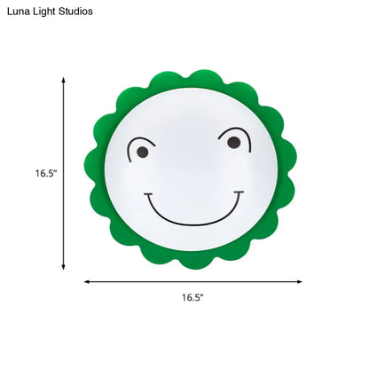 DecorBites™ DecorBites™ Modern Sun Ceiling Mount Light - Acrylic Flush Light for Kindergarten and Baby Bedrooms