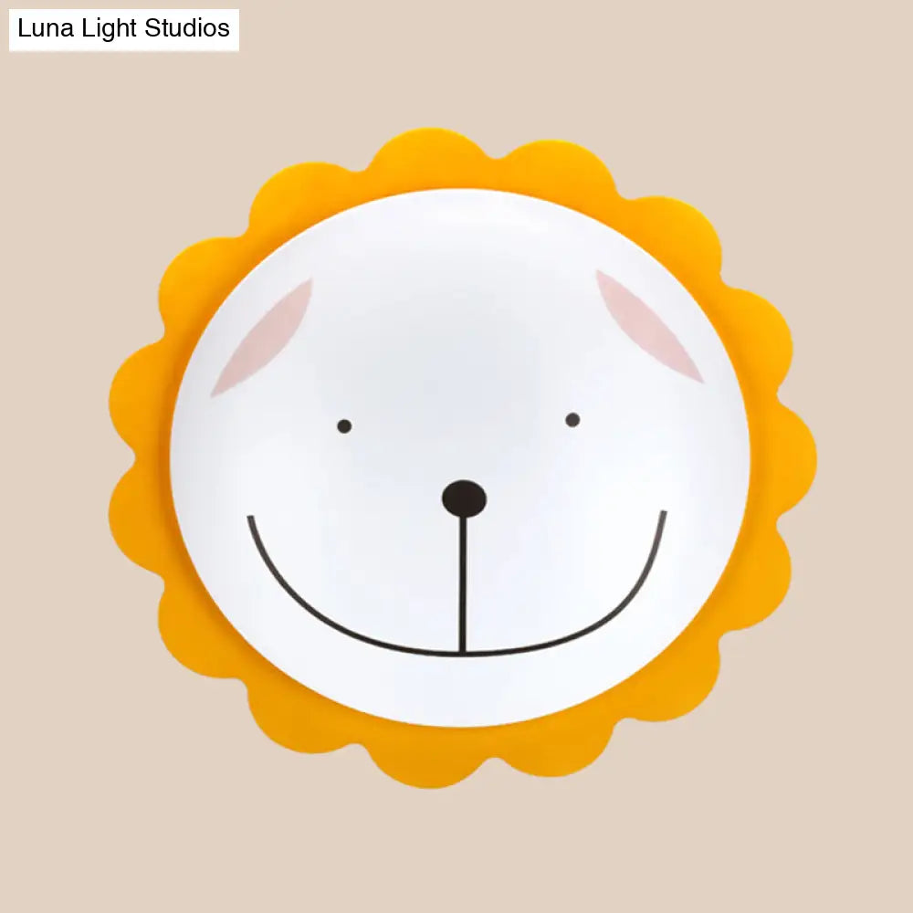 DecorBites™ DecorBites™ Modern Sun Ceiling Mount Light - Acrylic Flush Light for Kindergarten and Baby Bedrooms