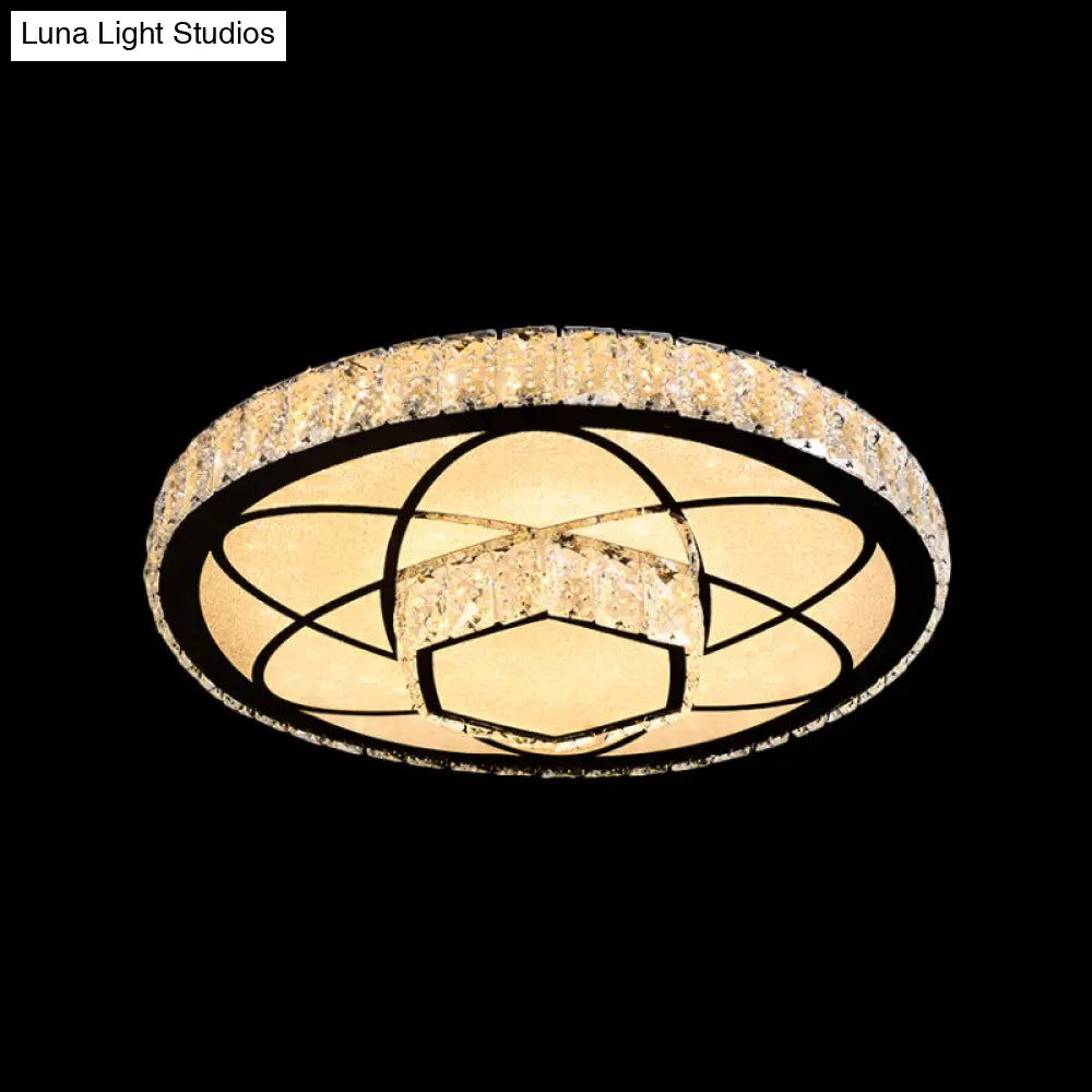 DecorBites™ DecorBites™ Modern Surface Mounted LED Ceiling Lamp with Clear Embedded Crystals - Loving Heart/Mushroom/Flower Design