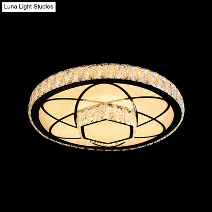 DecorBites™ DecorBites™ Modern Surface Mounted LED Ceiling Lamp with Clear Embedded Crystals - Loving Heart/Mushroom/Flower Design