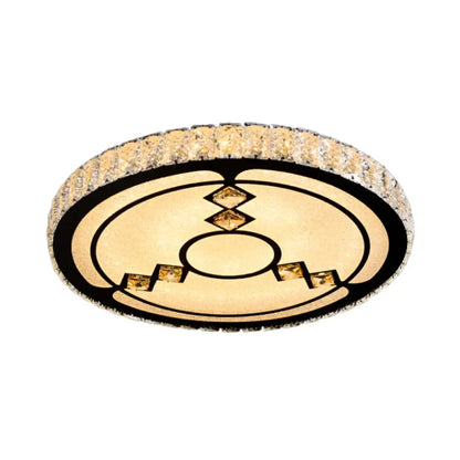 DecorBites™ DecorBites™ Modern Surface Mounted LED Ceiling Lamp with Clear Embedded Crystals - Loving Heart/Mushroom/Flower Design