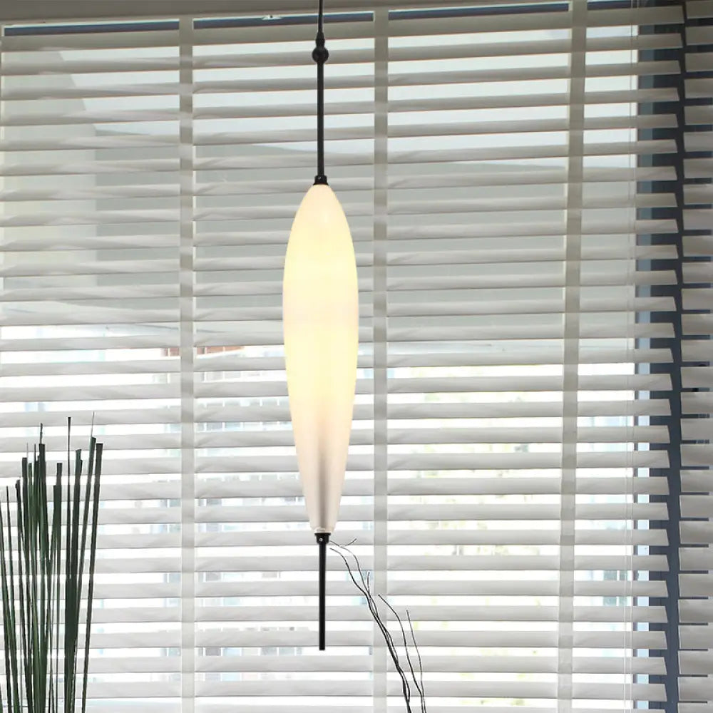 Modern Teardrop/Drum/Cylinder Glass Cluster Pendant Light - Blue/White - 1/3 Lights - Dining Room Hanging Fixture