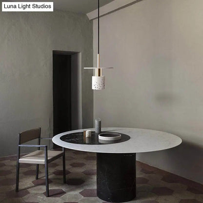 Modern Terrazzo Drop Pendant Lamp - Perfect for Dining Room