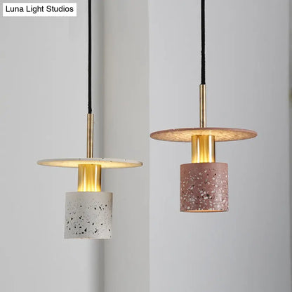 Modern Terrazzo Drop Pendant Lamp - Perfect for Dining Room