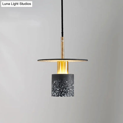 Modern Terrazzo Drop Pendant Lamp - Perfect for Dining Room