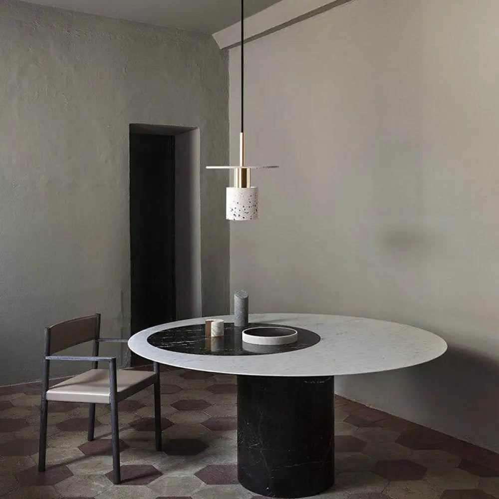 Modern Terrazzo Drop Pendant Lamp - Perfect for Dining Room