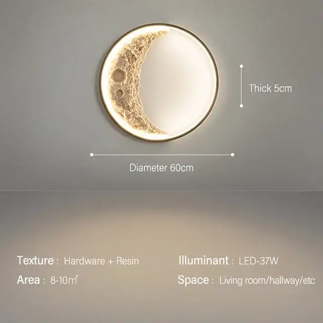 Modern textured crescent moon wall lamp with golden crescent design and white illuminated surface for bedroom decorbites crescent moon wall lamp
