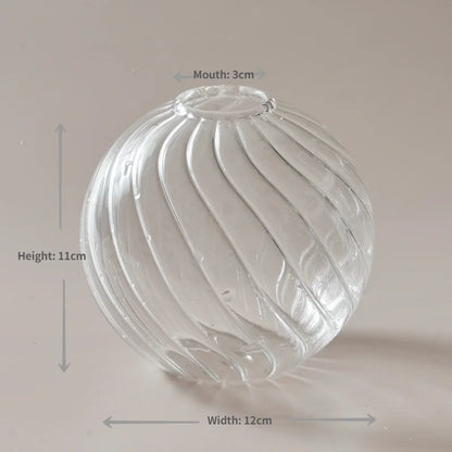 Modern Transparent Glass Vases Set for Home - Vase