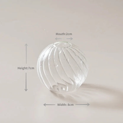 Modern Transparent Glass Vases Set for Home - C - Vase