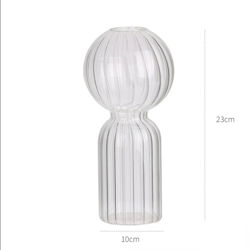 Modern Transparent Glass Vases Set for Home - Z - Vase
