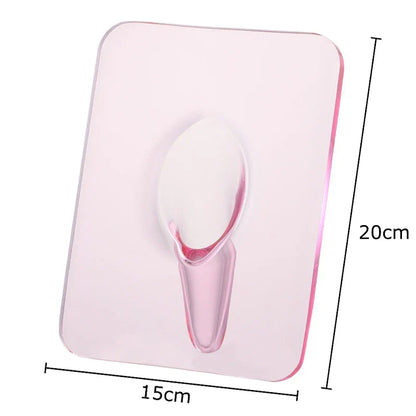 Modern Transparent Square Vase for Flowers - Pink - Vase