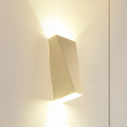 DecorBites™ DecorBites™ Modern Trapezoid Wall Washer LED Bedside Wall Lamp" in Black/White