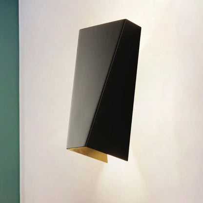 DecorBites™ DecorBites™ Modern Trapezoid Wall Washer LED Bedside Wall Lamp" in Black/White