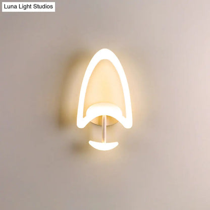 DecorBites™ DecorBites™ Modern Tree-Shaped LED Wall Lamp with Acrylic Shade in Warm/White Light - Ideal for Bedrooms