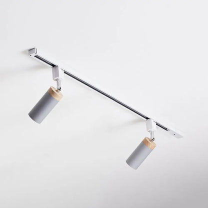 DecorBites™ DecorBites™ Modern Tubular Track Light for Commercial Use - Metal Spotlight with Semi-Mount Ceiling Design
