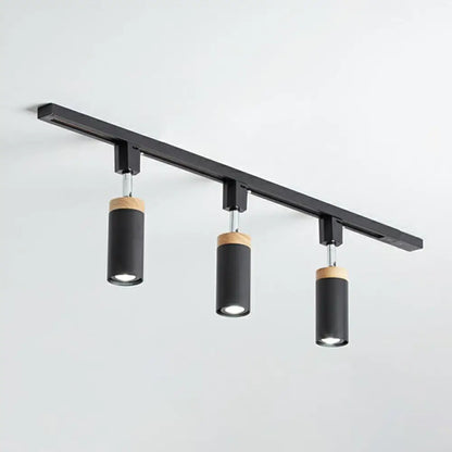 DecorBites™ DecorBites™ Modern Tubular Track Light for Commercial Use - Metal Spotlight with Semi-Mount Ceiling Design