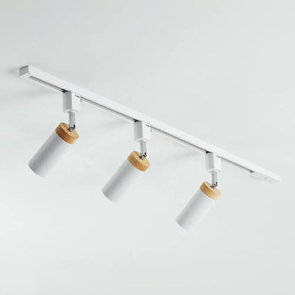 DecorBites™ DecorBites™ Modern Tubular Track Light for Commercial Use - Metal Spotlight with Semi-Mount Ceiling Design