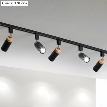 DecorBites™ DecorBites™ Modern Tubular Track Light for Commercial Use - Metal Spotlight with Semi-Mount Ceiling Design