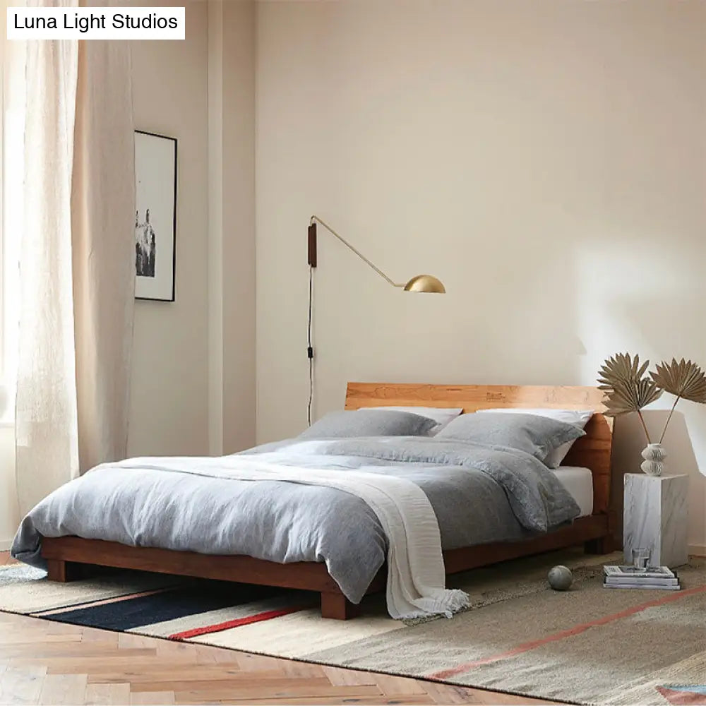 DecorBites™ DecorBites™ Modern Wall Mounted Reading Lamp: Single Task Dome Plug-in Light with Metal Shade