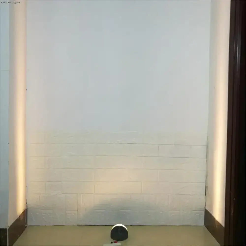 Black and white circular floor lamp with sleek modern design for decorbites led window lighting decor hallway use