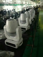 Modern white 150w gobo led moving head stage lights with ventilation grilles for event space lighting use