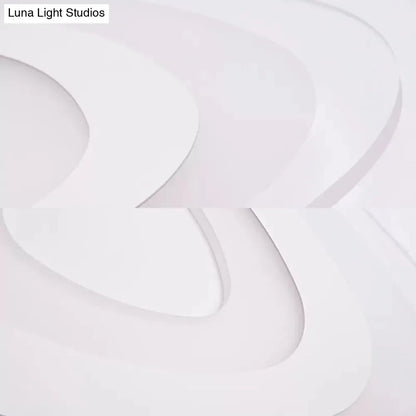 DecorBites™ DecorBites™ Modern White Acrylic LED Ceiling Mount Light - Triangle Design for Dining Room