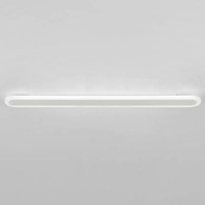 Minimalist white acrylic bar wall lamp with sleek oval led design for corridor use 110v-120v 220v-240v