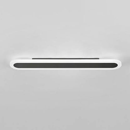 Modern white and black acrylic bar wall lamp with sleek minimalist design for corridor light 110v-120v 220v-240v