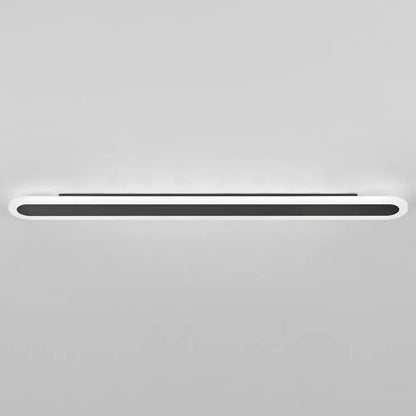 Modern white and black acrylic bar wall lamp with sleek linear design for corridor lighting 110v-120v 220v-240v