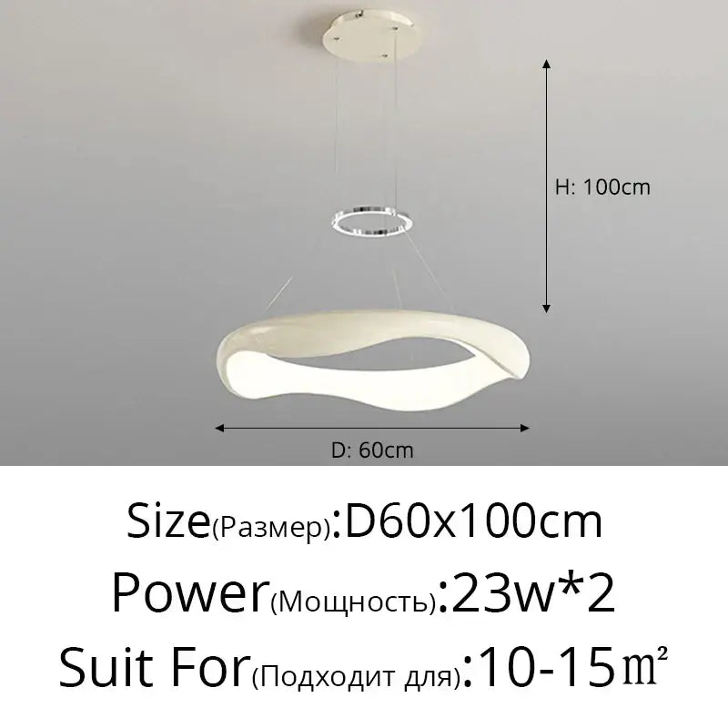 Modern white pendant lamp with black chrome circular accent ring designed for dining room decorbites black chrome